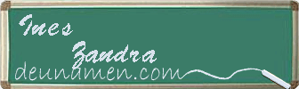 Ines Zandra Visitenkarte